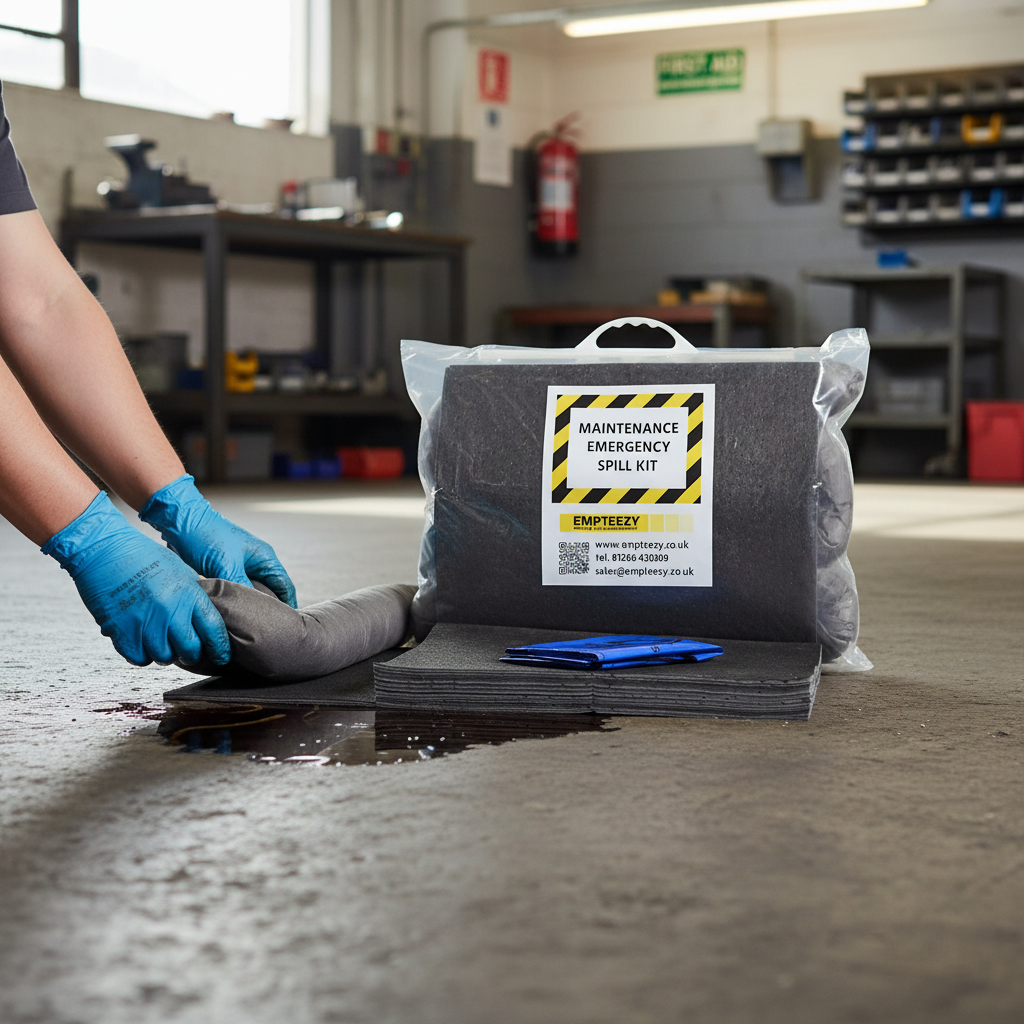 Maintenance Spill Kit Clip Top Bag with Carry Handle - M15SK || 15ltr Absorbency