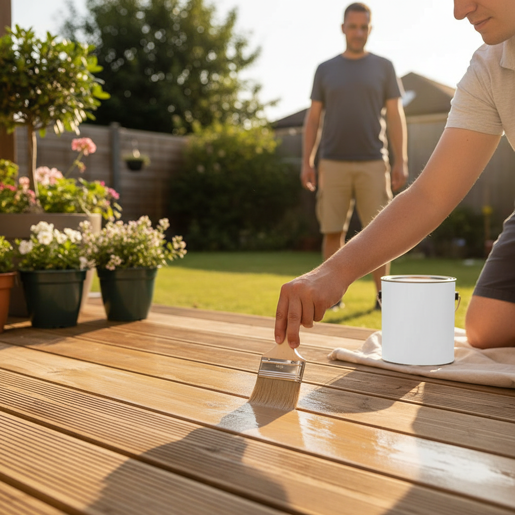Premium Universal Decking Sealer for Concrete, Wood, and Metal - Clear Finish with Excellent Adhesion Properties
