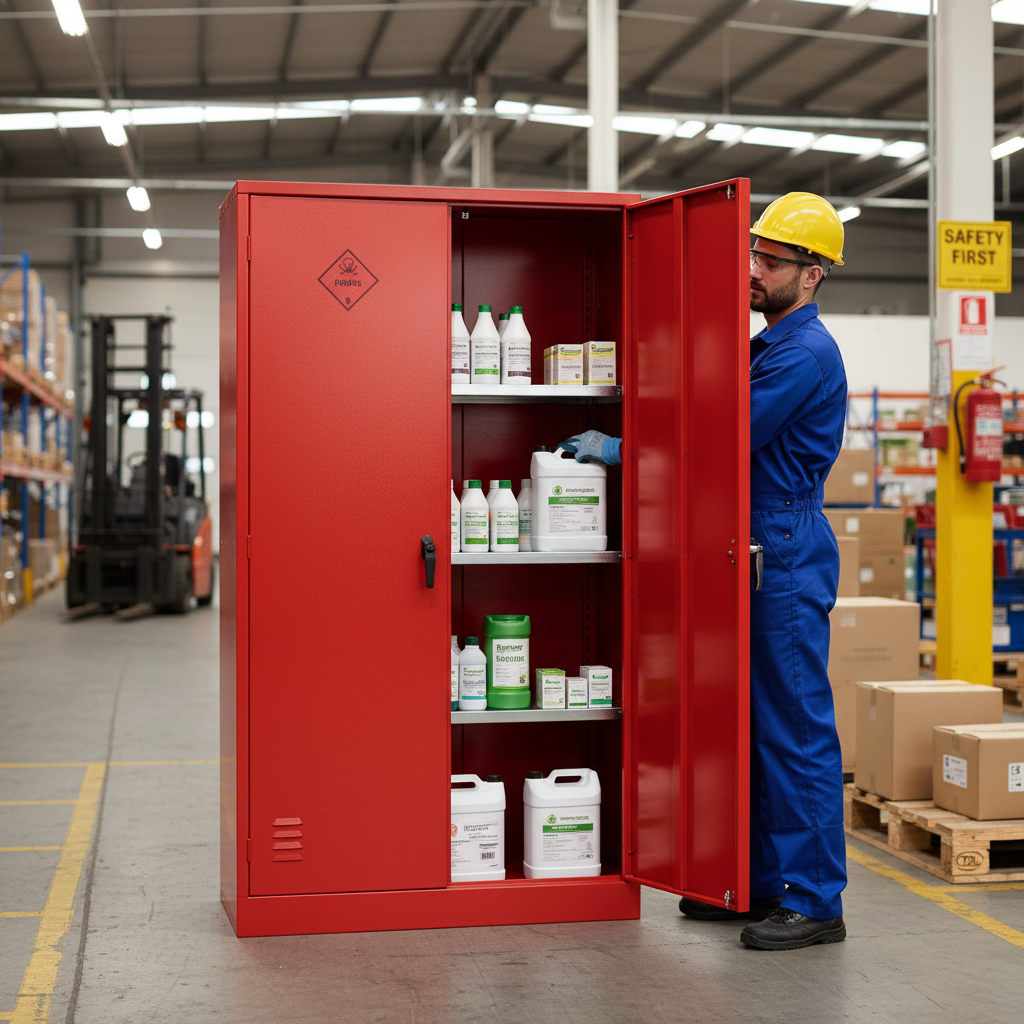 Pesticides & Agrochemical Cabinet - PAC60/36 ||L915mm x W457mm x H1524mm