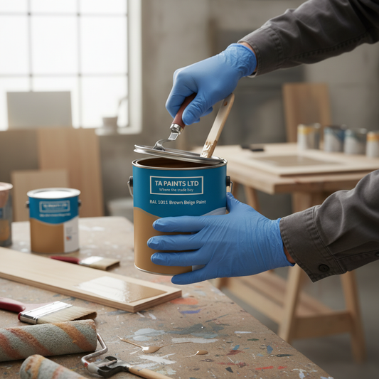 Premium RAL 1011 Brown Beige Paint for Commercial and Industrial Applications - Earthy Hue for Professional Spaces
