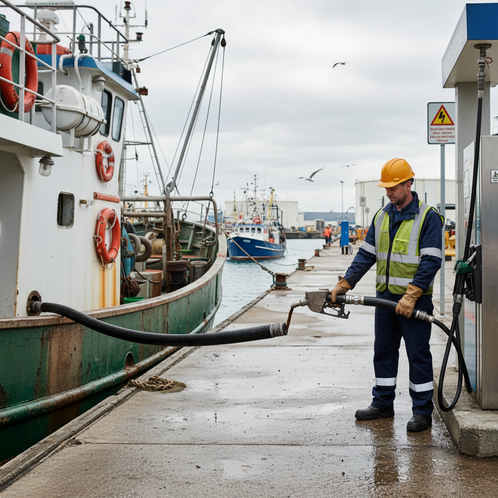 Premium Heavy Duty Marine Fuel Suction and Delivery Hose ISO7840 A2 - Fire Resistant Nitrile Construction