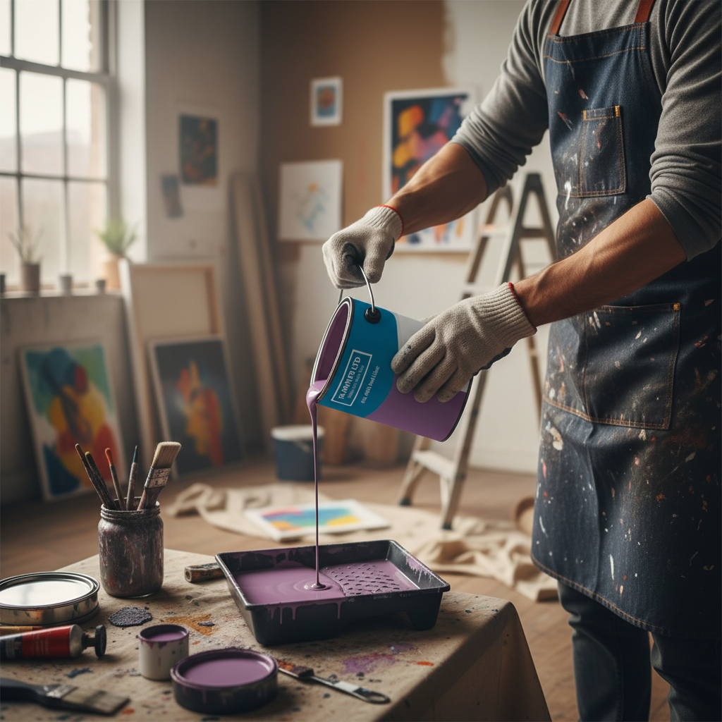 High-Performance RAL 4001 Red Lilac Paint - Durable Finish for Superior Coverage and Color Retention