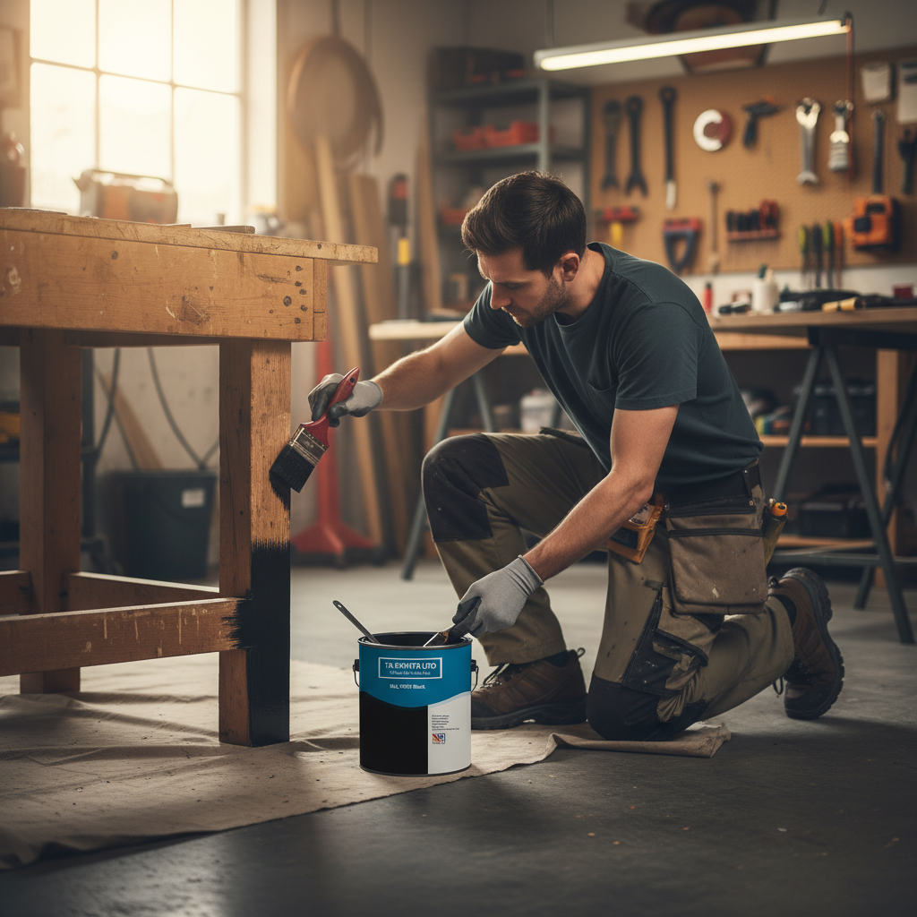 Premium Universal PU Enamel Black Paint - Versatile, Quick-Drying, Ideal for Indoor and Outdoor Use