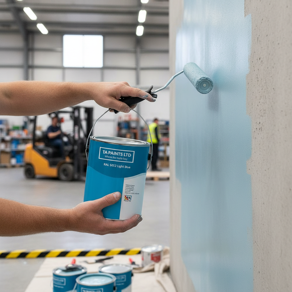 Premium Universal PU Enamel Light Blue Paint - Weather Resistant, Multi-Surface Use, and Superior Durability