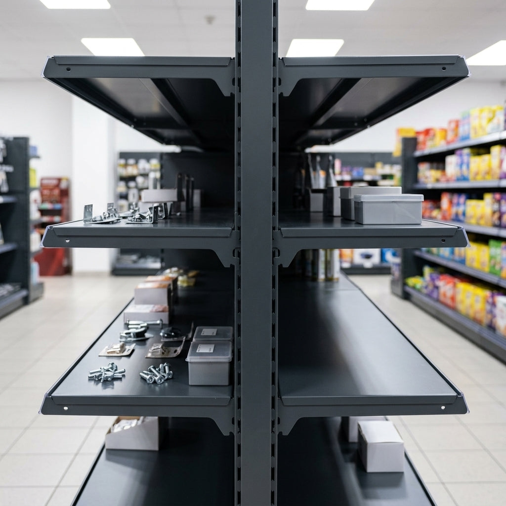 1.4m Double-Sided Gondola Bay with 370mm Base Shelf (view 2)