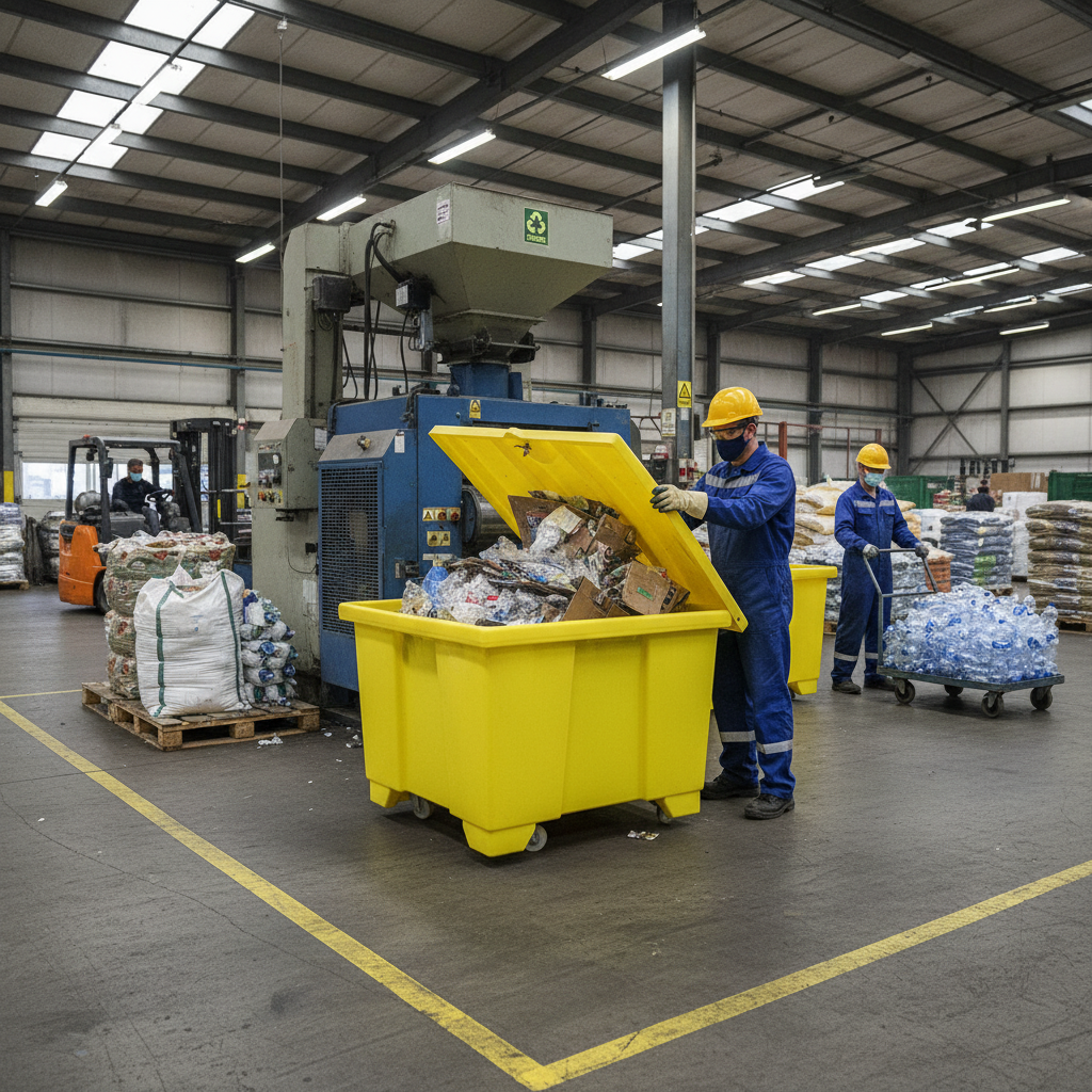 600ltr Wheeled Storage Container - GPSC1W ||L1150 x W1130 x H920mm