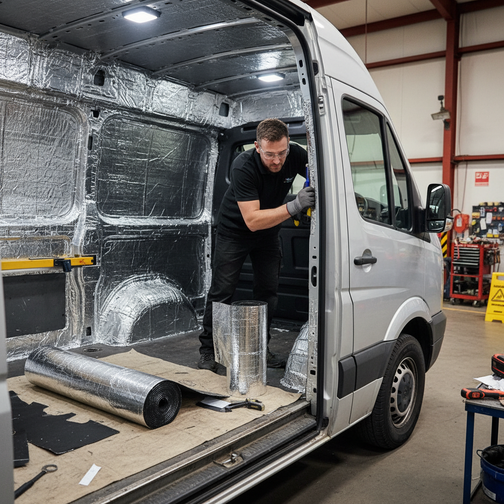 Premium Heavy Duty Sound Deadening and Insulation Kit for Large Vans - Complete with Soundproofing Mats and Thermal Liner