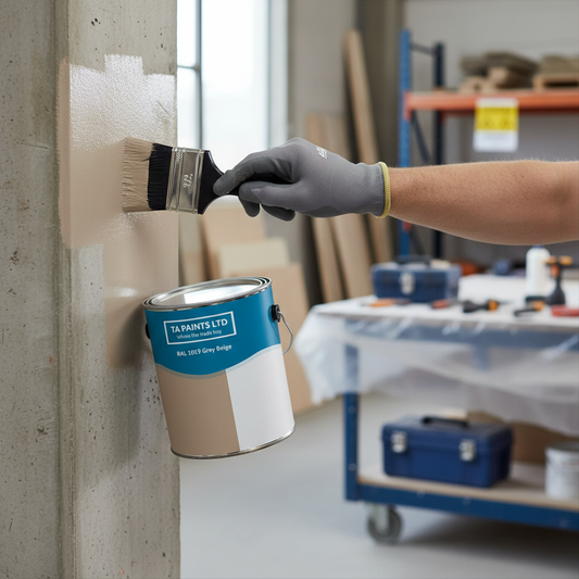 Premium Grey Beige Paint - Versatile Neutral Finish for Commercial and Office Spaces