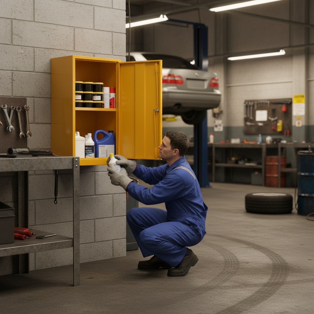 Flammable Liquids Cabinet - HSC36/18 ||L457mm x W457mm x H915mm