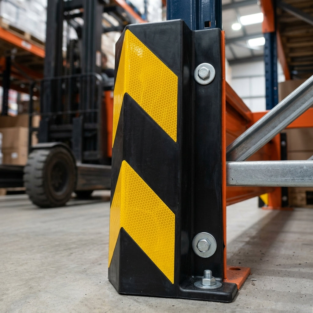800mm Corner Protector with Reflective Striping (view 2)