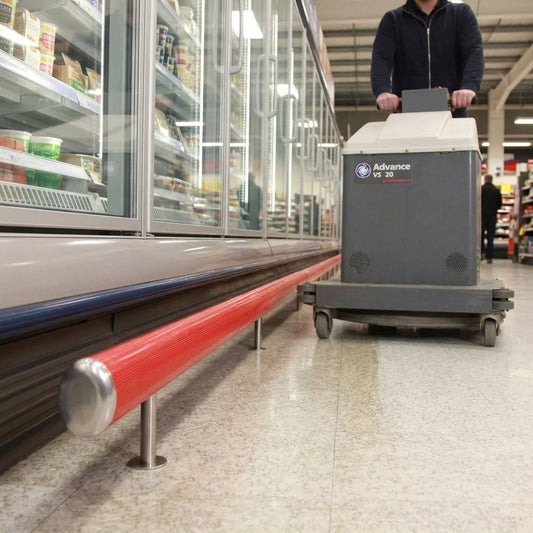 Trolley Guide Rail – Recycled Rubber Cart Stop Protection