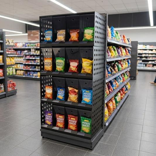 800mm crisp wall display module set – stackable retail units