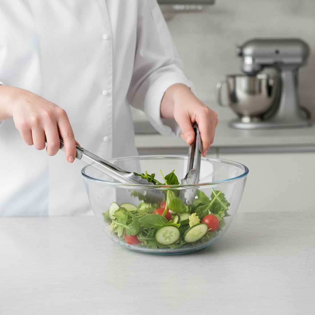 Toughened Glass Mixing Bowl 3.1L for Daily Kitchen Use