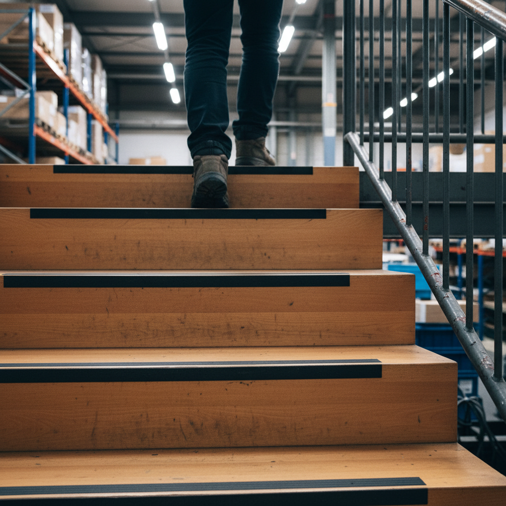 Premium Non-Slip Strips for Stairs - 16 Pack, 64cm x 3cm, Strong Adhesive for Enhanced Safety