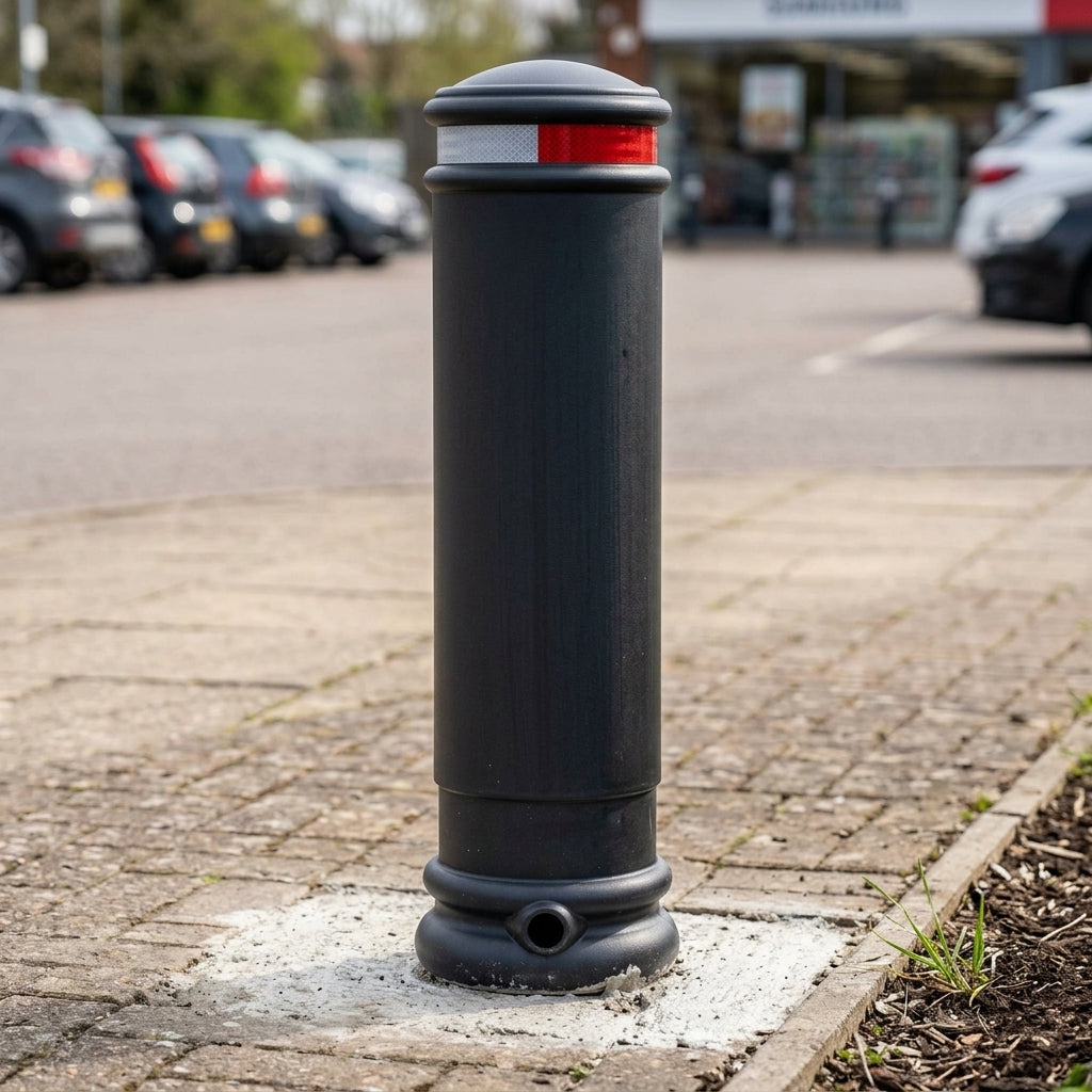 MDPE Bollard for Grass & Landscaped Areas | Maintenance-Free Perimeter Protection (view 2)