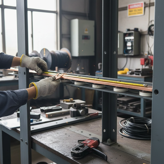 Premium 40mm x 8mm Brushed Polished Copper Flat Bar - High Conductivity, Excellent Ductility, and Corrosion Resistance for Versatile Applications
