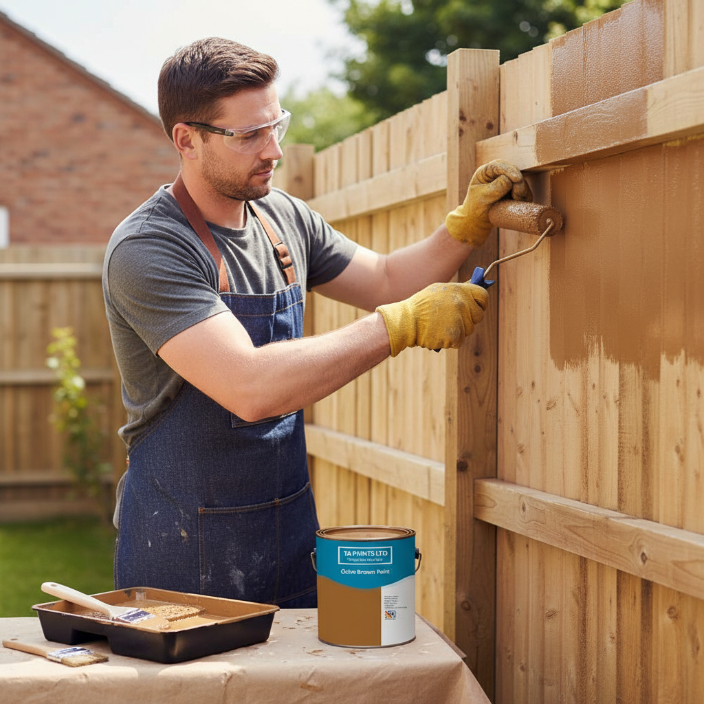 Premium Universal PU Enamel Ochre Brown Paint for Indoor and Outdoor Use - Quick-Drying, Durable Finish Available in Multiple Sizes