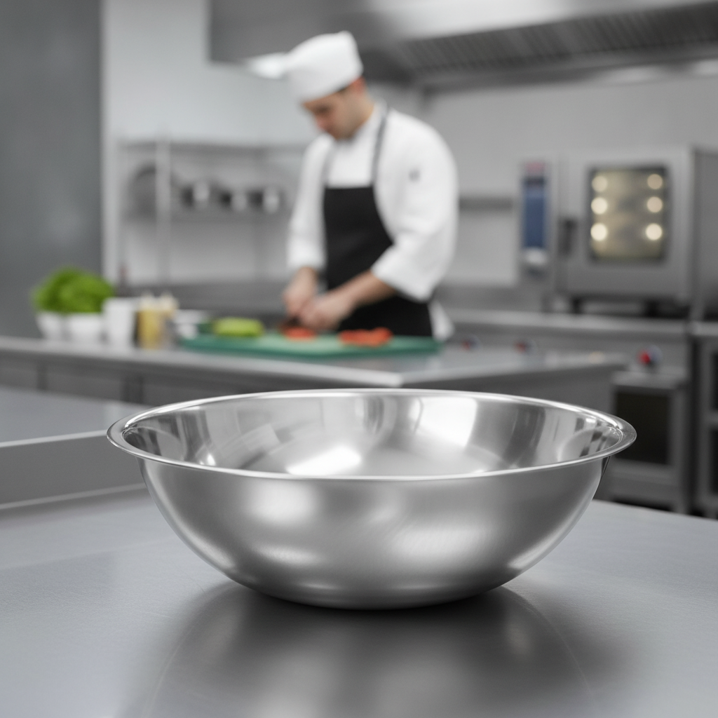Stainless Steel Mixing Bowl 12L for Professional Kitchens