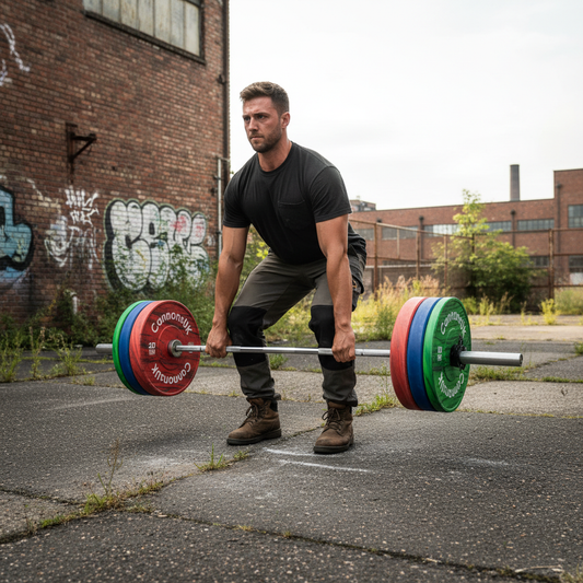 Premium Camo Bumper Plates 5kg to 25kg with Precision Weight Tolerance and Durable Rubber Blend