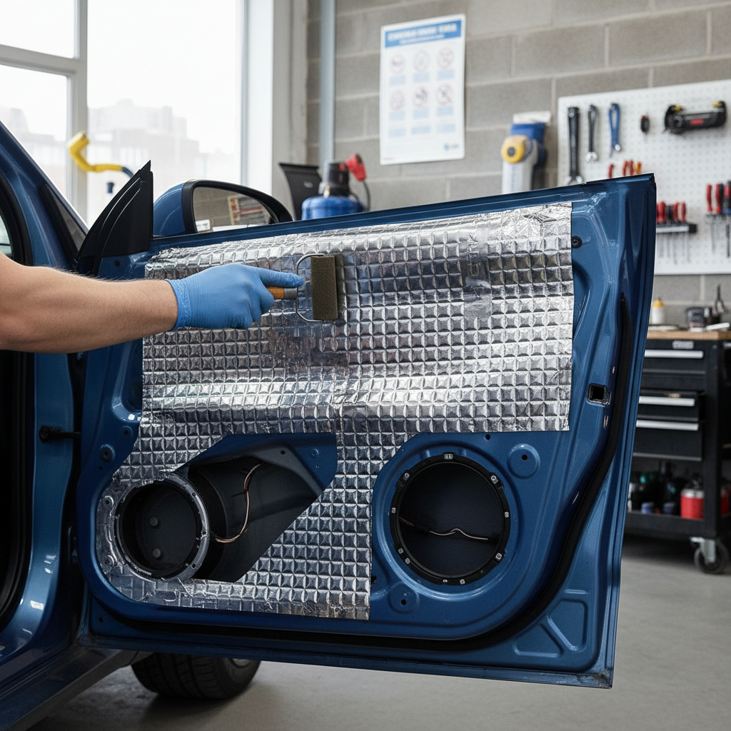 Premium Sound Deadening Mat 2mm - 2.96sq.m Pack with High Flexibility and Excellent Adhesion