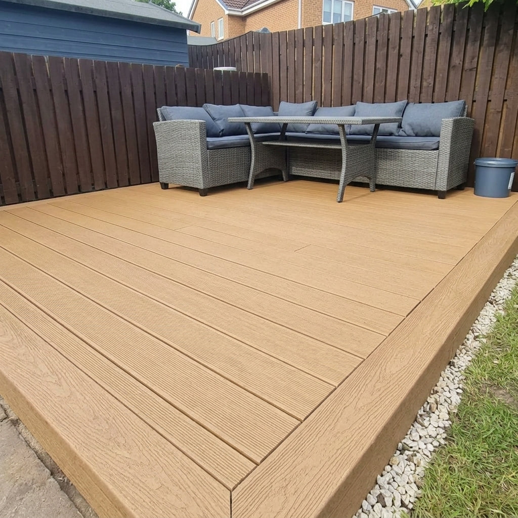 3600mm Double-Sided Composite Decking 146mm Width