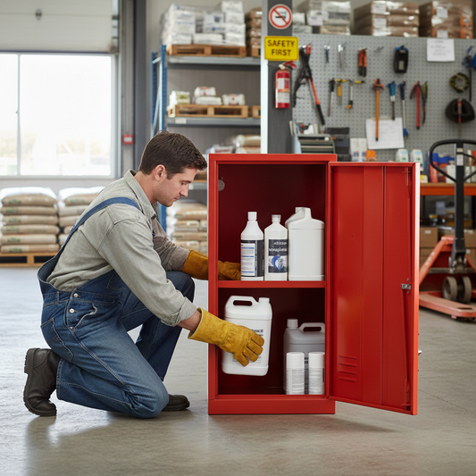 Pesticides & Agrochemical Cabinet - PAC30/18 ||L457mm x W457mm x H762mm