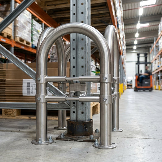 Stainless Steel Lamp Post Protector – 48mm, 76mm or 90mm