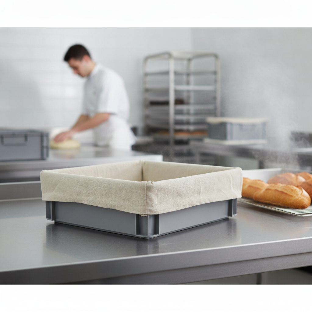 Linen Cover for Foldable Box 600x400mm for Professional Baking