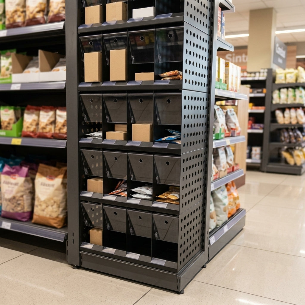800mm crisp wall display module set – stackable retail units (view 2)