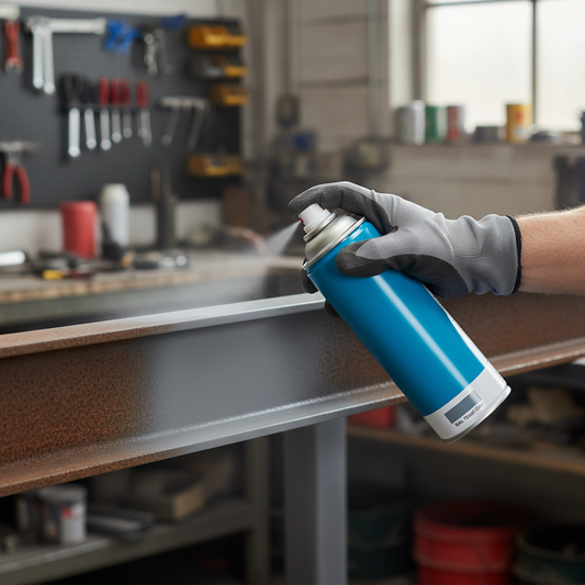 Premium Quick Drying Aerosol Spray Paint in Basalt Grey - UV & Weather Resistant, High Opacity Formula for Interior and Exterior Use