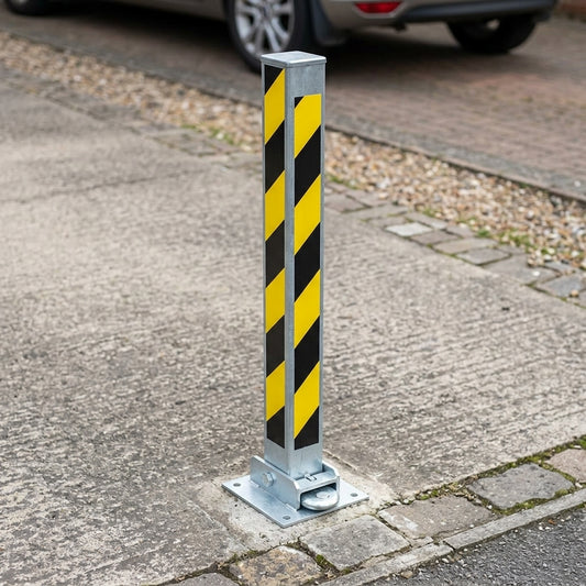 70 × 70mm Fold Down Security Post, 730mm Height