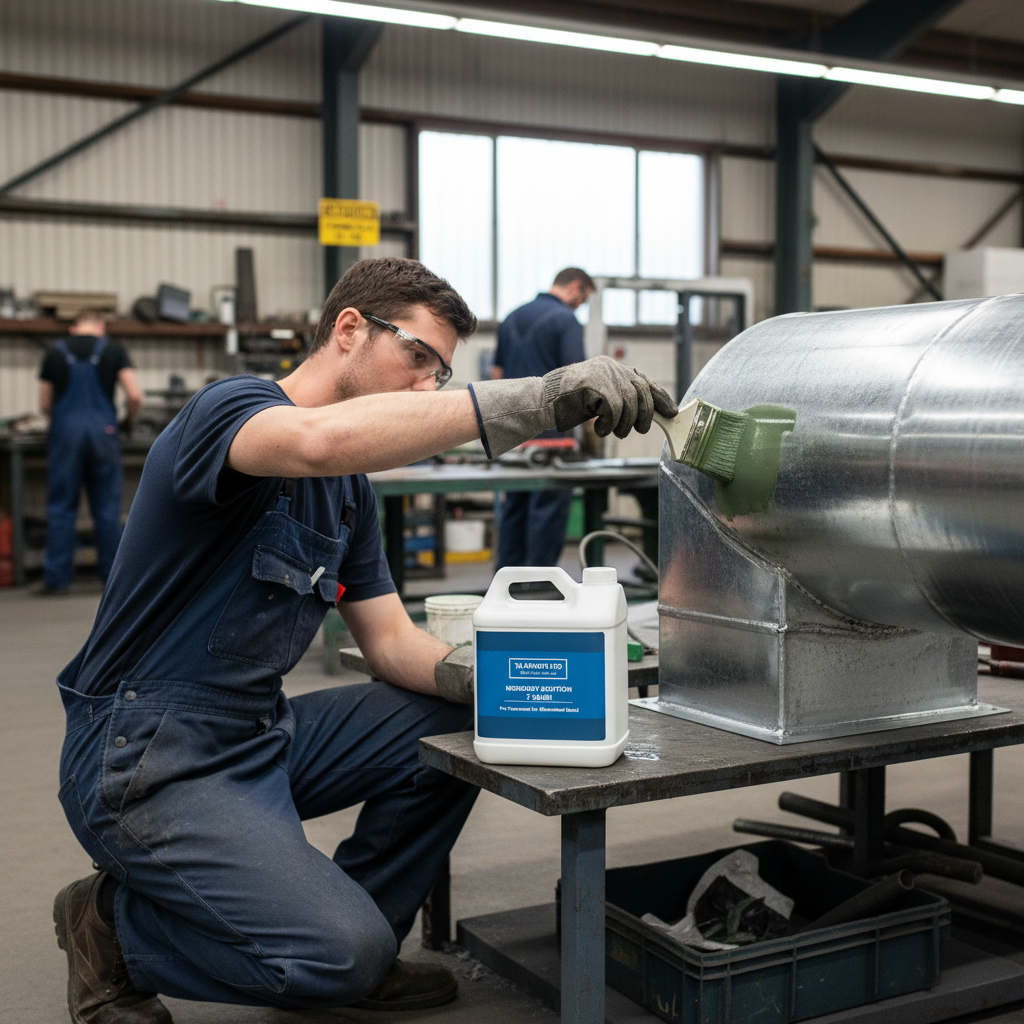 Premium Mordant Solution for Galvanized Steel - Pre Paint Treatment with Optimal Adhesion and Coverage