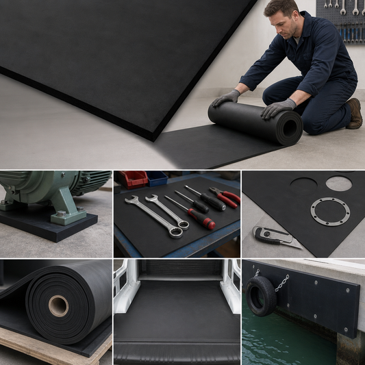 Commercial Quality Black Neoprene Rubber Sheet for Various Applications