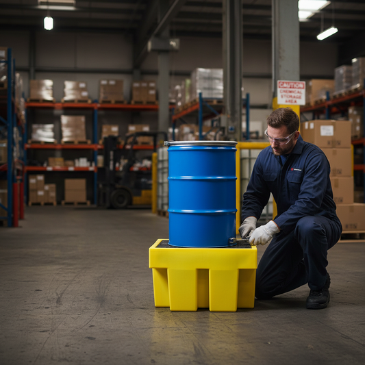 Single Drum Spill Pallet - BP1 ||225ltr Sump Capacity