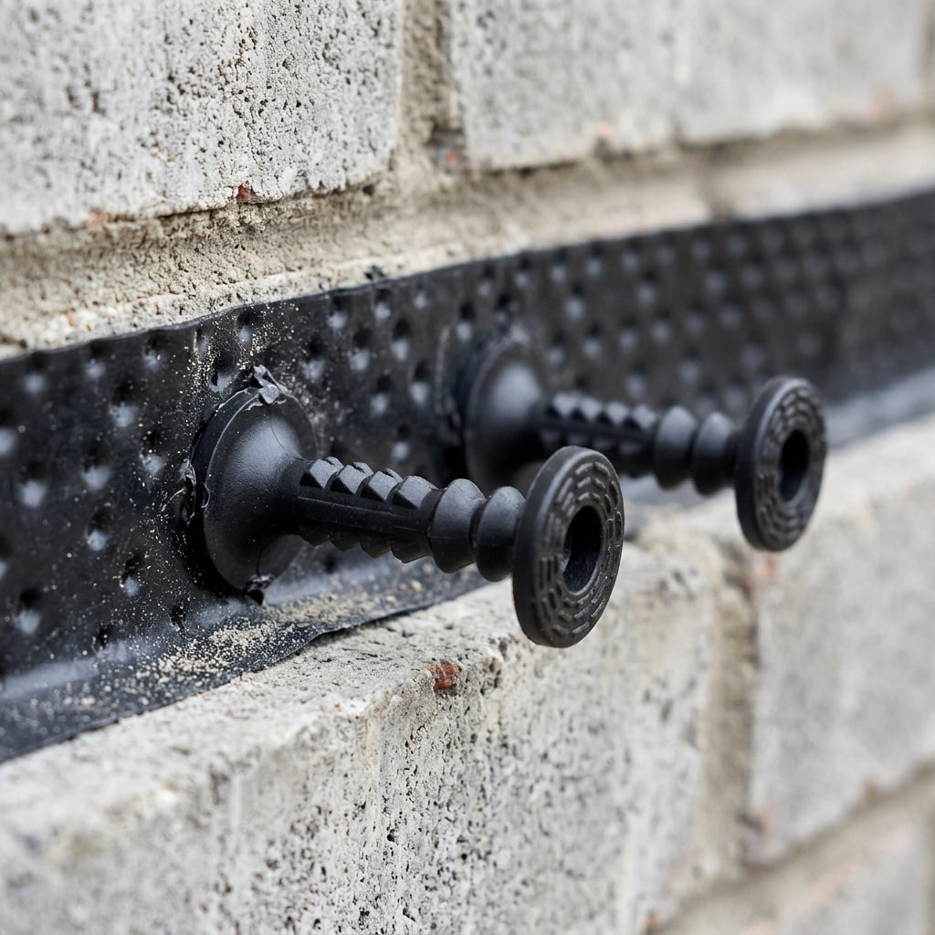 10mm Brick Plug for Waterproofing Membranes (view 2)