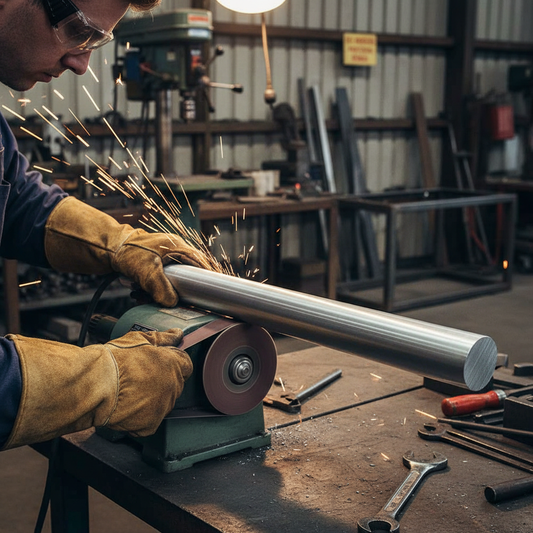 Premium 66.7mm Diameter Plain Finish Aluminium Round Bar - Structural Grade 6082 T6 for High-Stress Applications