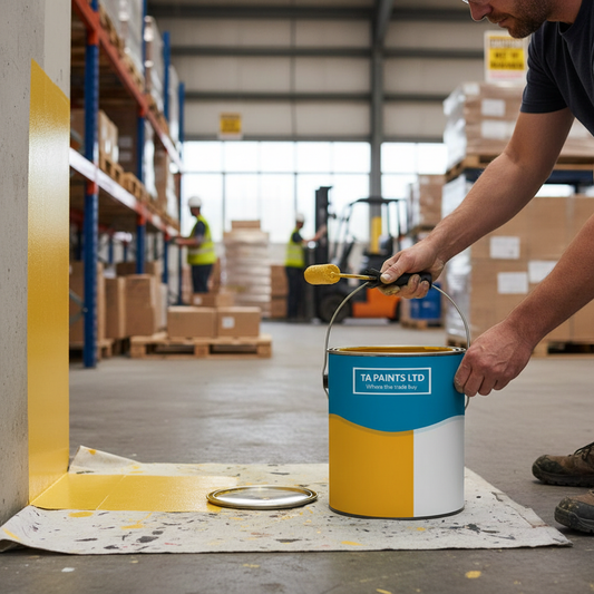 Premium High-Visibility Broom Yellow Paint for Retail and Industrial Use - Bright and Bold Finish
