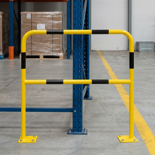 40mm Steel Hoop Guard 1000mm H – Yellow Powder Coat