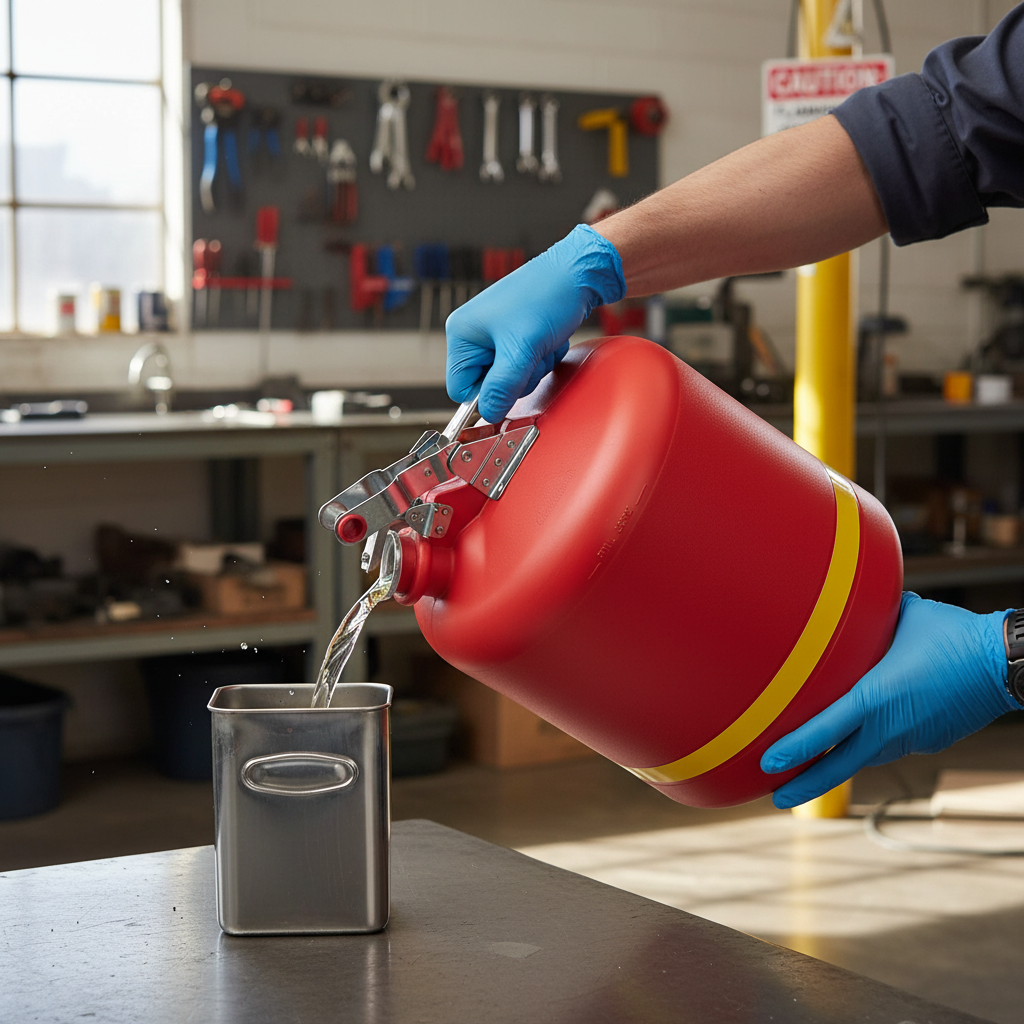 19ltr Justrite® Type I Safety Can for Flammables - 14561 ||324mmØ x H406mm