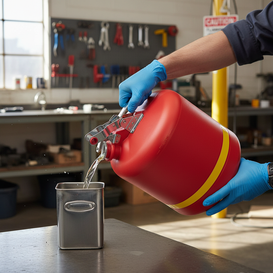 19ltr Justrite® Type I Safety Can for Flammables - 14561 ||324mmØ x H406mm