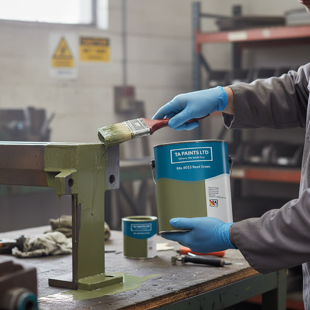 Premium Universal PU Enamel Reed Green Paint for Indoor and Outdoor Applications, Quick-Drying with Durable Finish