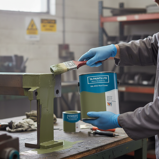 Premium Universal PU Enamel Reed Green Paint for Indoor and Outdoor Applications, Quick-Drying with Durable Finish