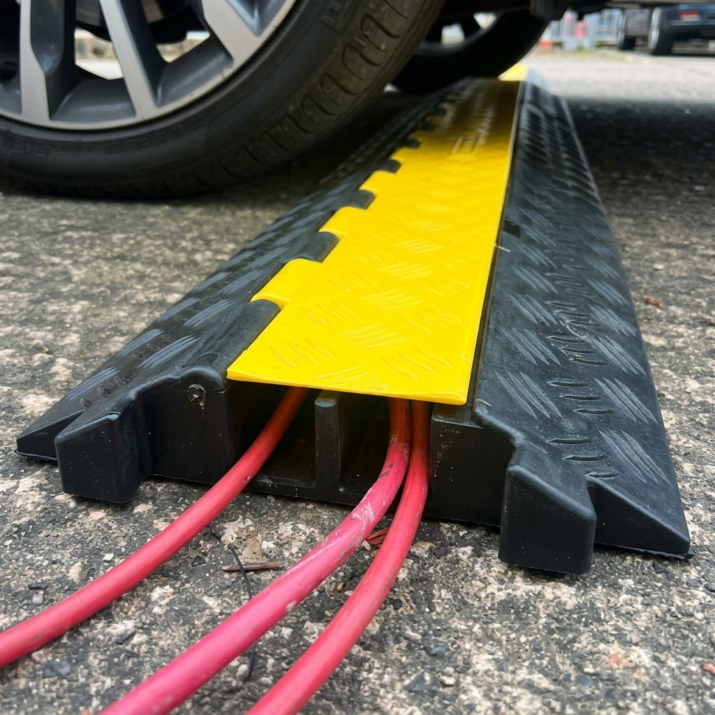 2-channel outdoor cable protector ramp, 1000mm (view 2)