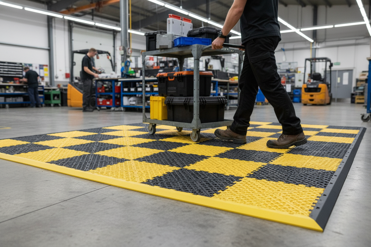 Professional PVC Bevel Edge Tiles for Enhanced Safety, Comfort, and Versatile Applications