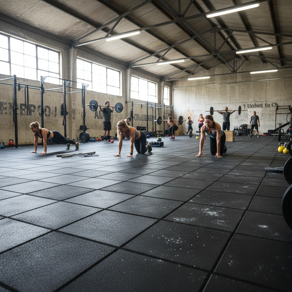 Premium Heavy Duty Garage Gym Flooring Set – 36m² Coverage with 20mm Thickness and Anti-Slip Surface