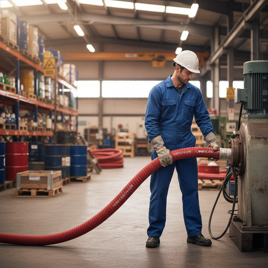 Premium 10 Bar Heavy Duty Butyl Suction and Delivery Hose for Food Transfer Applications