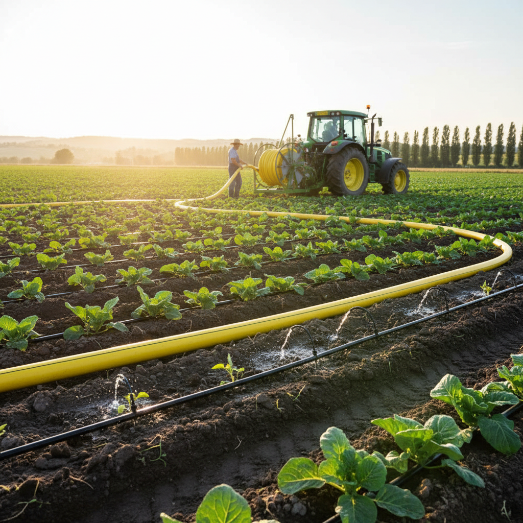 Premium High-Performance PVC Irrigation Hose for Professional and Commercial Use – Flexible, Durable, and Resistant to Kinks