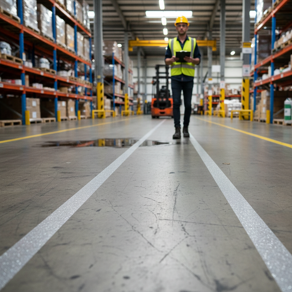 Professional Anti-Slip Tape Roll - 7.62m Textured Vinyl for High Traction and Safety in Indoor and Outdoor Use