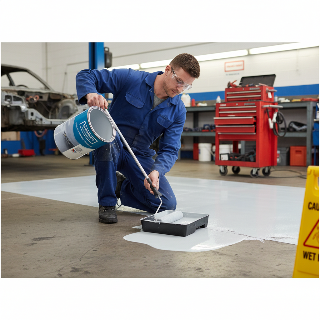 Premium Universal PU Enamel Workshop Floor Paint - Durable, Chemical Resistant, and Non-Slip Option for Concrete and Metal Floors
