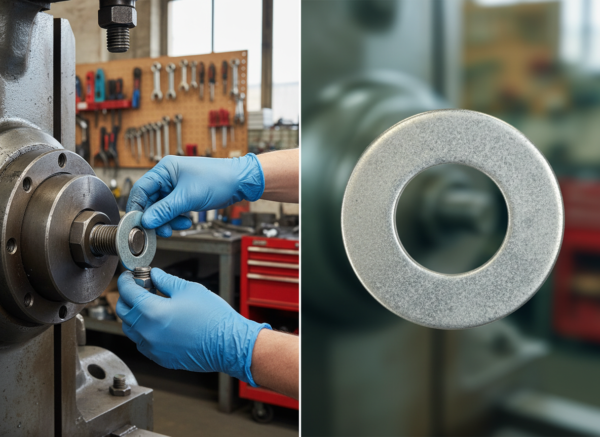 Premium M24 Washer for Steel Front Plates - 50mm OD x 26mm ID x 3mm Thick with Lightweight Design